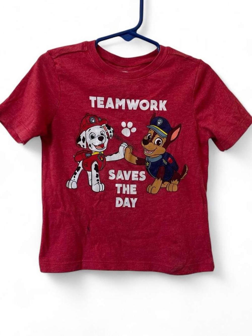 Toddler 3T Old Navy Paw Patrol Short Sleeve Graphic Print T-Shirt Chase Marshall